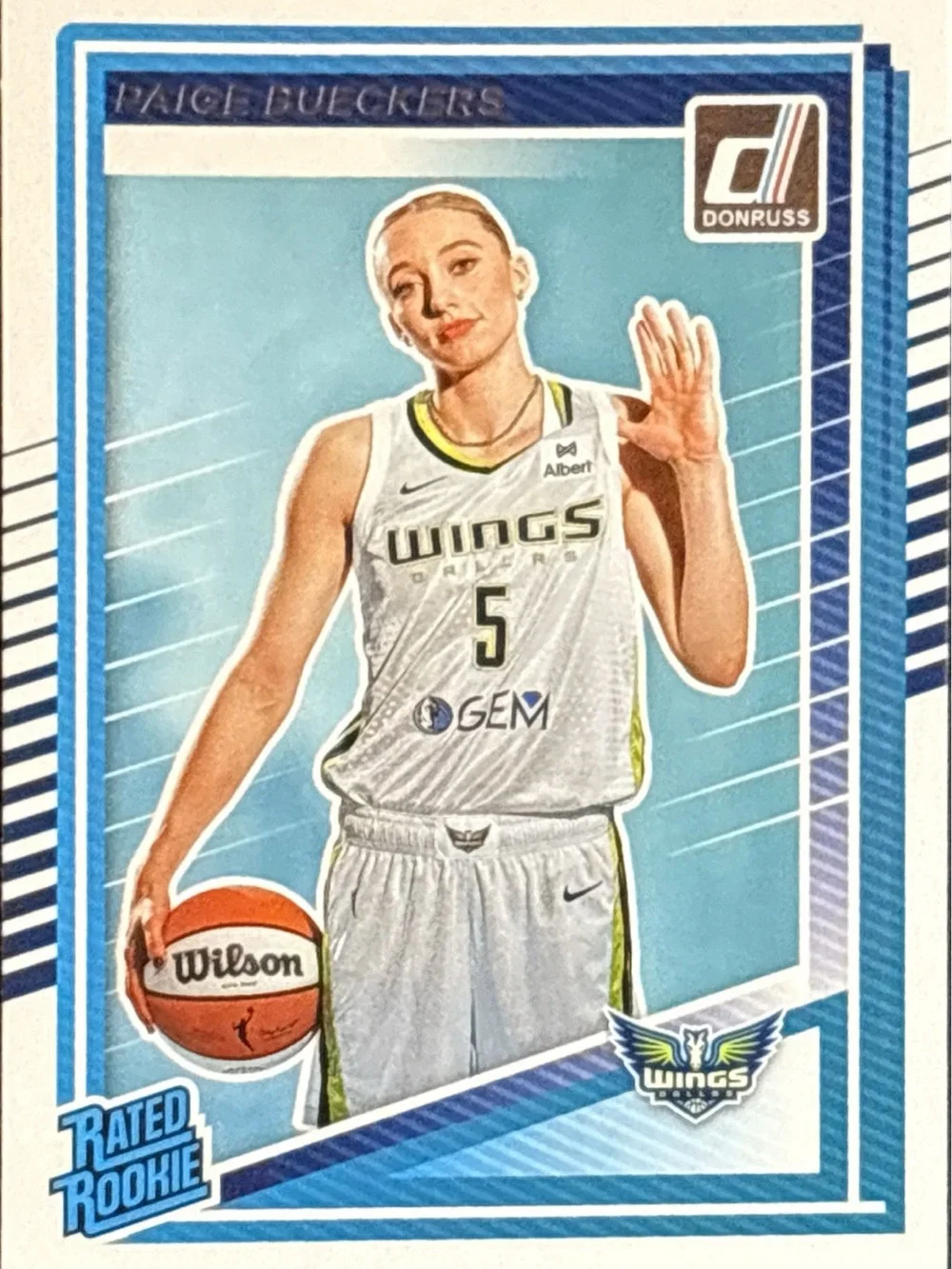 Panini  Paige Bueckers Rookie Trading Card